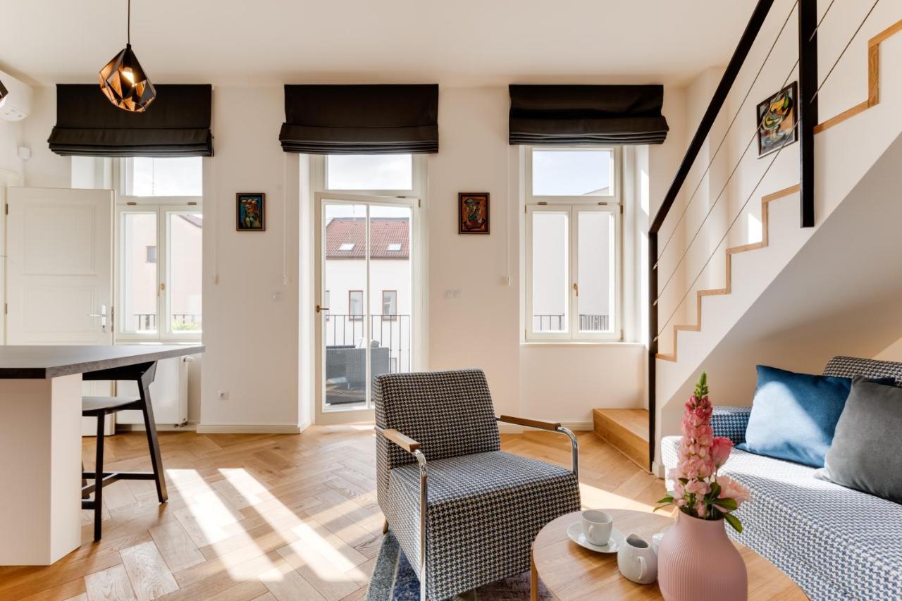 Andel Design Duplex, Ac, Garage Apartman Prága Kültér fotó
