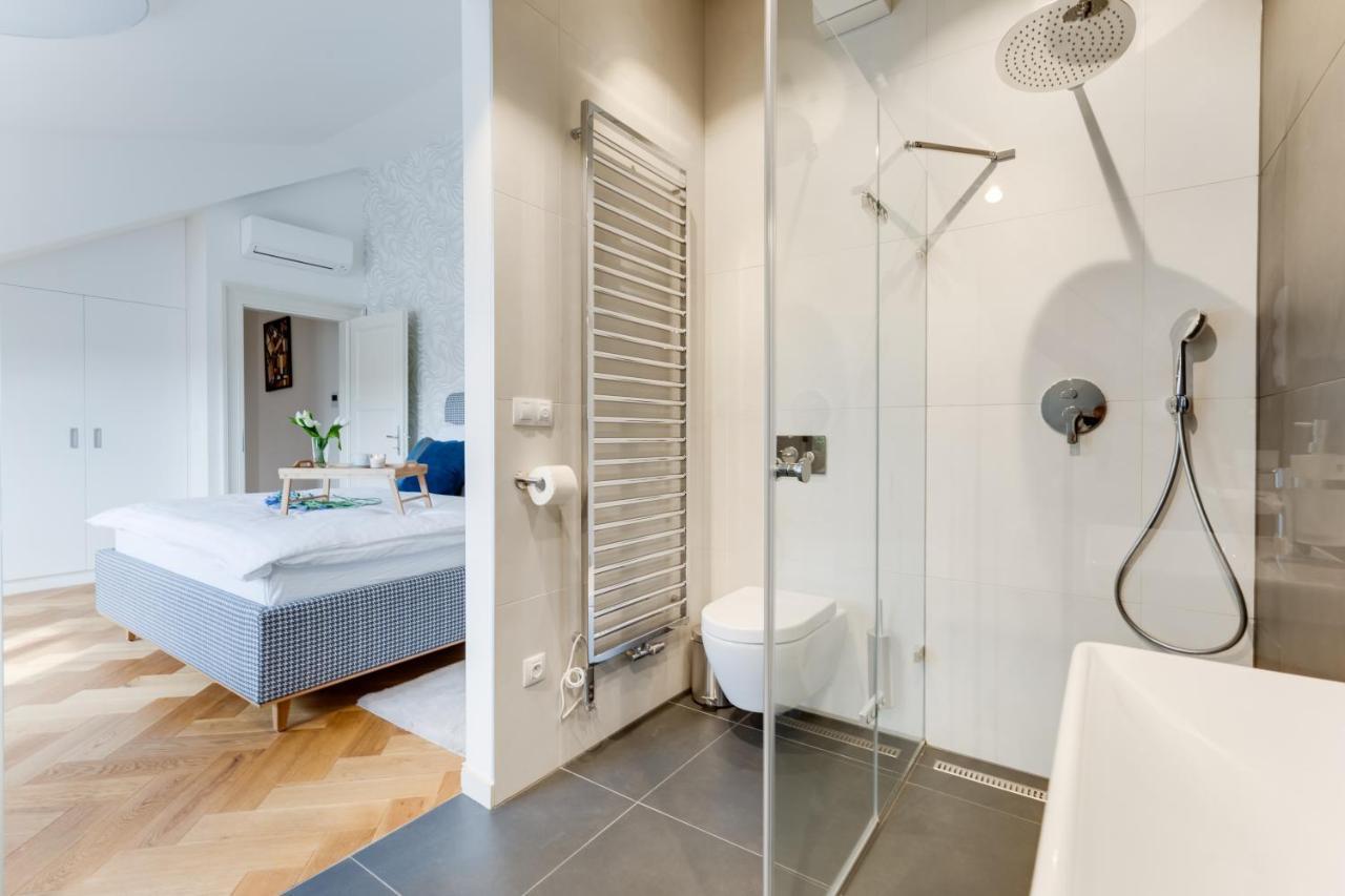 Andel Design Duplex, Ac, Garage Apartman Prága Kültér fotó